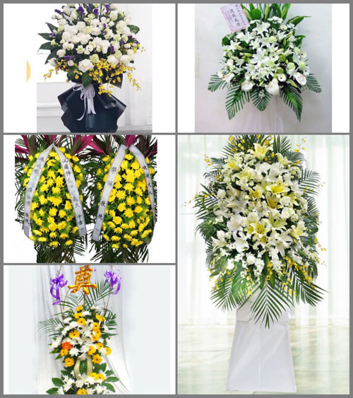 福建福州永泰县盖洋乡白事花篮预定